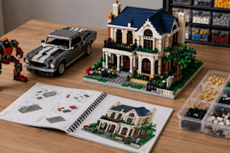 create custom lego moc designs with bricklink instructions and realistic renders