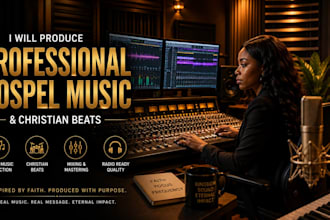 produce professional gospel music and christian beats