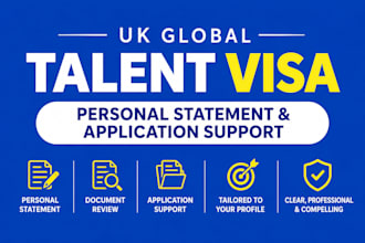 help prepare your UK global talent visa documents