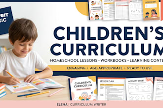 create captivating children curriculum homeschool lesson plans by age and topic