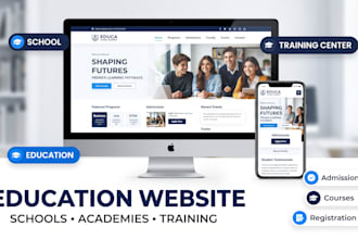 build wordpress websites for schools, training centers and educational company