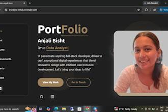 build a responsive react website or frontend