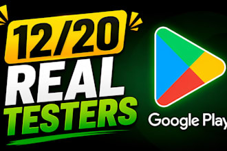 provide real testers for google play console closed testing