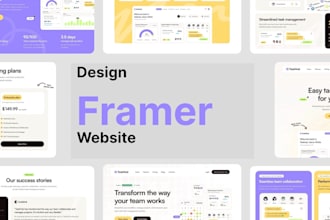 design a highconverting framer landing page for your saas or startup