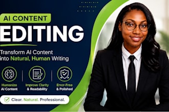 provide ai content editing