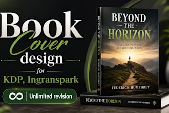 do book cover design, redesign ai book cover, KDP ingramspark book cover design