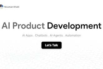 design and develop a custom ai powered application or product
