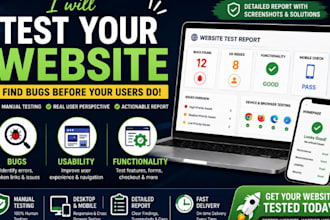 test your website for bugs usability and functionality