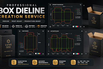 convert ai packaging to print ready vector dieline template