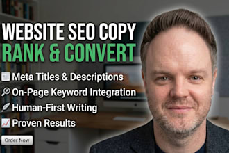 seo optimize and improve one website page