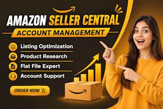 your amazon fba seller central virtual assistant for listings and research
