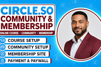set up circle so online community, circle so online course and membership site
