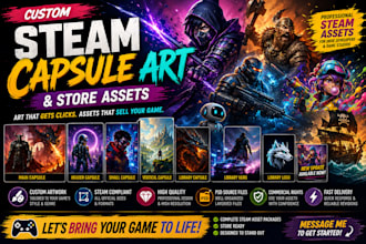 steam capsule art  steam artwork steam page steam capsule banner icon 2d game