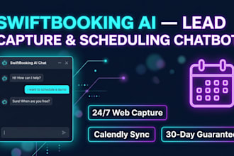 build an ai lead capture and booking chatbot widget for your website