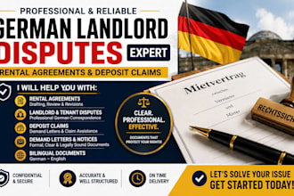 help resolve german landlord disputes, rental agreements and deposit claims