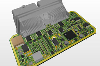 design automotive pcb, can bus, ecu and embedded systems