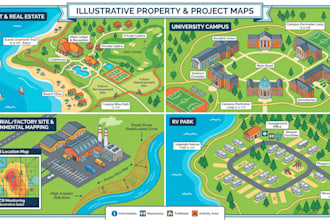 design resort real estate university rv park factory pcb location erosion maps