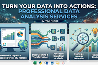 data analysis, derive business insights, and build predictive forecast