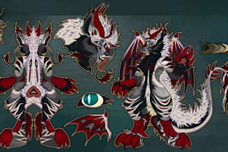 design  furry art fursona anime style nsfw sfw concept art furry pfp furry oc