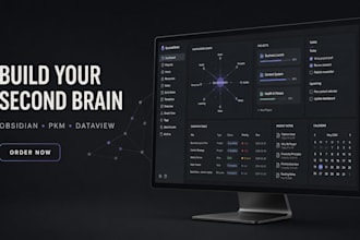 build obsidian second brain with pkm vault and dataview dashboard