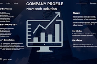 design professional company profile presentation