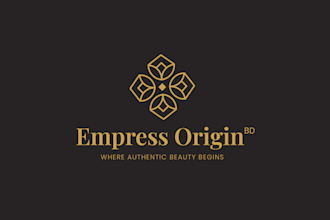 design professional wordmark lettermark  combination mark logo design for brand