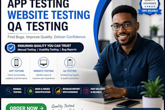 do app testing, website testing and QA testing