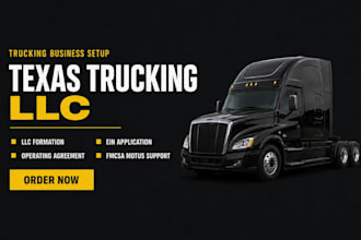 register your texas trucking llc with ein operating agreement and fmcsa motus