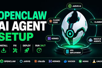 install fix openclaw jarvis ai claude code clawdbot  hermes multi ai agent vps