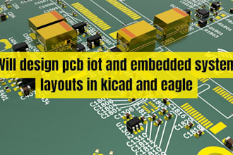 design pcb iot and embedded systems layouts in kicad and eagle
