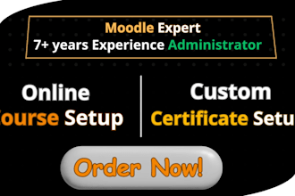 setup your moodle course professionally