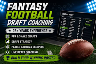 coach you through your NFL fantasy football draft
