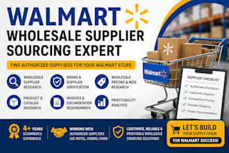 find authorized wholesale suppliers for your walmart store
