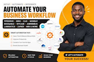 automate pipedrive clio mycase jobnimbus lawmatics workflows zapier automation