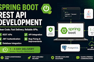 develop or fix your spring boot rest API