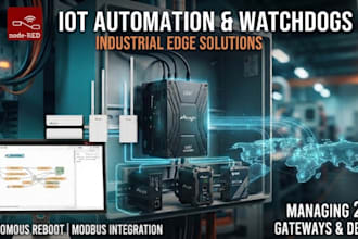 program custom node red automation, modbus and gateway watchdogs