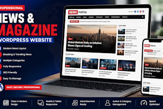 build a professional news and magazine wordpress website