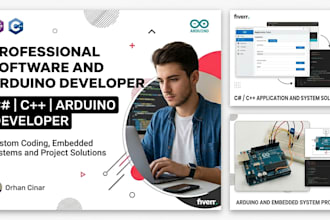 develop custom c sharp, c plus plus or arduino projects