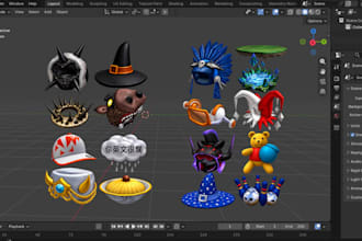 design custom roblox ugc wearables accessories outfits roblox hair game assest