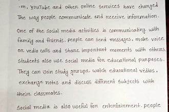 convert your text into clean handwriting