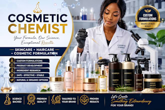 be your cosmetic chemist for skincare haircare