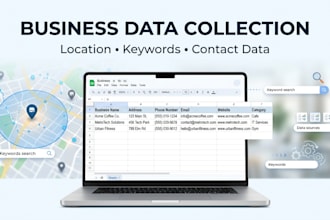 scrape and collect data from websites