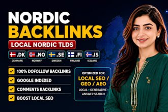 create dofollow nordic backlinks to boost local SEO, aeo GEO in nordic countries