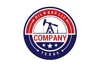do petroleum gas energy oil company logo design
