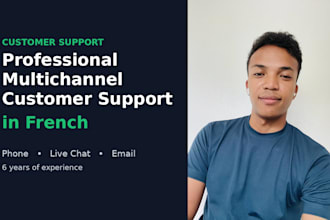 provide professional multichannel customer support in french
