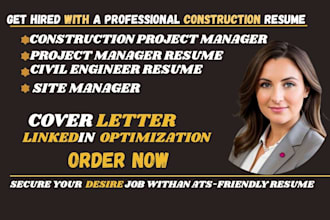 write engineering, construction, architecture resumes