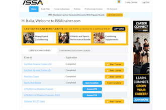 provide expert tutoring and guidance for issa  courses