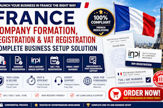 do france company formation registration and vat registration business setup