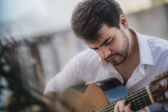 compose a professional custom guitar solo for your song