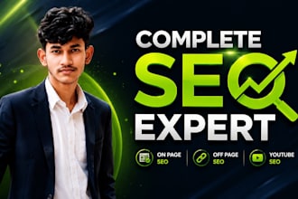 do complete on page off page and youtube SEO